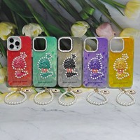 Étui de téléphone portable serpent pour Iphone X Xr Xs Max 11 12 13 14 15 16 17 Pro Max Air, pochettes de téléphone avec chaîne