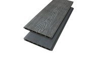 Panneau mural rainuré en WPC pour intérieur et extérieur, idéal pour la décoration de la maison, imperméable, aspect bois, prix usine imbattable