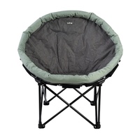 Chaise lune moderne pliable et confortable avec structure en acier, mobilier d'extérieur pour camping, pêche et parc