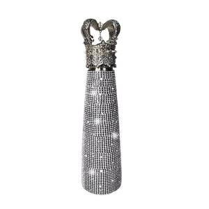 Beeman Luxe <span class=keywords><strong>Bling</strong></span> Isolé En Acier Inoxydable Bouteille D'eau Strass Diamant Couronne Fiole À Vide Réutilisable Verres - Product Image 3