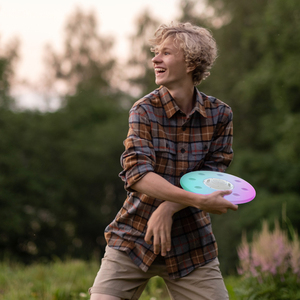 Siêu nhẹ Frisbee nổi IPX7 không thấm nước bluetooth Loa di động chất lượng cao loa siêu trầm đèn lồng ngoài trời loa âm thanh - Product Image 3