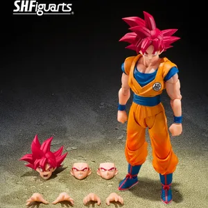 Disponibile SHF Son Goku Super Saiyan God in Posizione con Energia Divina, Collezione Regalo - Product Image 2