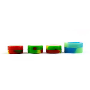 Contenant en silicone de qualité alimentaire, en caoutchouc, 10ML 6ML 5ML, mini-bocaux ronds antiadhésifs, boîte de rangement en caoutchouc, support à huile, petit récipient - Product Image 5