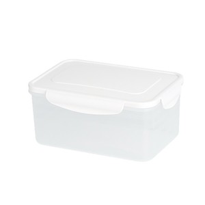 Food <b>Storage</b> Container 4 Compartment Rectangular Flip Top Lid Airtight <b>For</b> <b>Kitchen</b> Vegetables Garlic Scallion - Product Image 5
