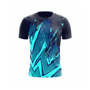 Camiseta de Jersey Estampada para Hombre, de Tela Suave y Ligera, Ideal para Uso Diario Activo y con un Estampado Elegante para un Estilo Casual - Product Image 1