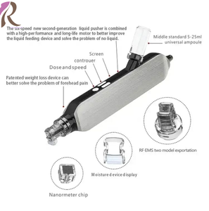 Nouvel appareil de beauté facial Hydra Jet Peel 9 en 1, machine à oxygène pour le visage, appareil portable - Product Image 4