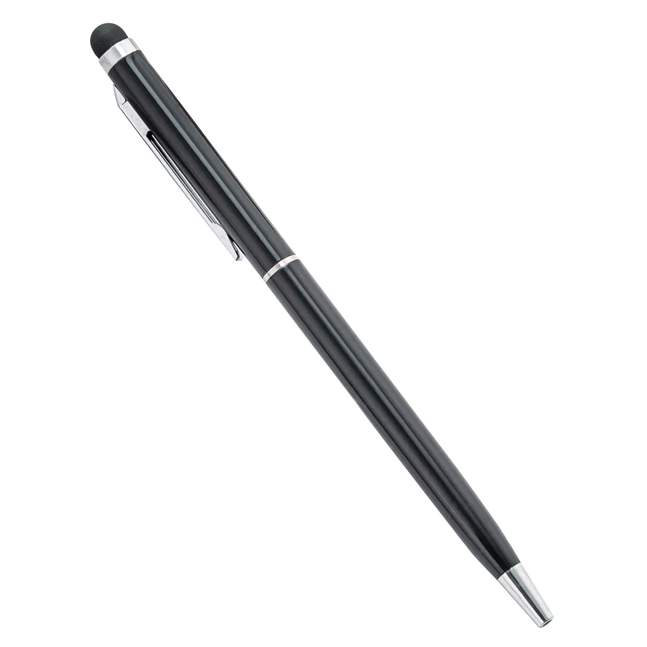 Classical Slim Pen Stylus 2 in 1 Multi-functional Cheap Aluminum Twist Ball Pen Assortment Colors Stylus Ballpoint Pen