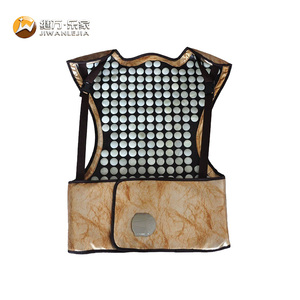 Jiwan Lejia Tapis de massage ergonomique chauffant en pierre bronze pour le dos et la taille, <span class=keywords><strong>accessoire</strong></span> confortable pour la relaxation à domicile - Product Image 1