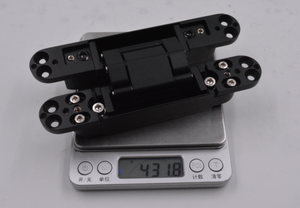 مفصلات هيدروليكية مخفية للخدمة الشاقة قابلة للتعديل ، مفصلات هيدروليكية ناعمة قريبة على الطراز العالمي ، سبائك زنك من الفولاذ المقاوم للصدأ لأجهزة الأبواب الخشبية - Product Image 5