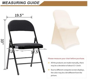 Vente en gros de housses de <span class=keywords><strong>chaise</strong></span> extensibles en spandex personnalisées housses de décoration de <span class=keywords><strong>chaise</strong></span> de banquet pour fête de mariage - Product Image 5