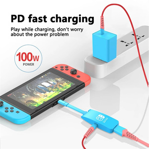 Base de Conexión para Nintendo Switch, Accesorios <span class=keywords><strong>HUB</strong></span>, Estación de Acoplamiento Tipo <span class=keywords><strong>C</strong></span> a 4K 60hz HDTV <span class=keywords><strong>USB</strong></span> 3.0 PD <span class=keywords><strong>Macbook</strong></span> <span class=keywords><strong>Air</strong></span> <span class=keywords><strong>M1</strong></span> Pro - Product Image 2