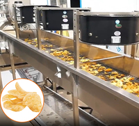 Ligne de production automatique de frites industrielles et commerciales Machine de fabrication de chips de pommes de terre frites nouvelle condition