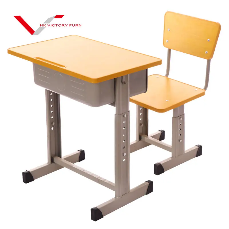 Hot Sale High Quality Adjustable School Furniture Student Training Middle School Desks And Chairs