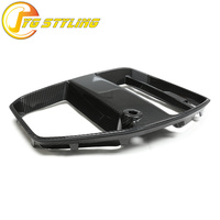 Rejilla Delantera de Fibra de Carbono Seca para BMW G80 G81 M3 G82 G83 M4, Estilo V, Marco de Rejilla Central Doble para Parachoques Delantero