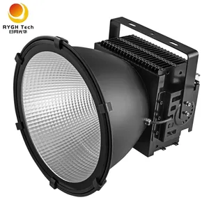 Lapangan Badminton Pusat Perbelanjaan Meanwell Driver Lampu Industri Perlengkapan Pabrik Highbay High Bay 400W Led Cahaya Stadion Dalam Ruangan