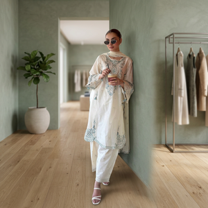 Launching New Designer Party Wear Look Pur Satin Rayon <b>Top</b> & Pajama Farchi With Dupatta set - Product Image 1