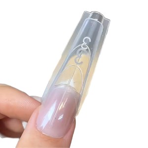 New <b>Nail</b> Tips Sandwich <b>Nail</b> Film Rapid <b>Extension</b> Paperless Tray Crystal Phototherapy Construction Free Mold - Product Image 2
