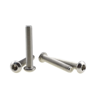 Truss Head <b>Screw</b> Steel Black Coated Metric Coarse Thread 12mm Cap Diameter - Product Image 5