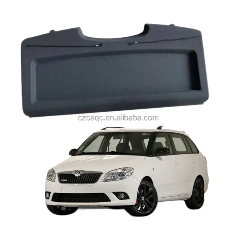 Support OEM ODM Service Couverture de chargement non rétractable Accessoires de voiture Couverture de chargement d'étagère de colis arrière pour SKODA FABIA 2008-2014