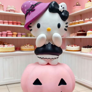 Statue Giganti Colorate in Resina 3D di Hello Kitty e Bambole, Ornamenti Paesaggistici per Parchi Divertimento e Esposizioni in Piazza - Product Image 5