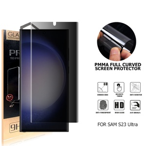 Soft Silicone Full Coverage 3D Curved Soft Clear TPU Hydrogel Film Screen <b>Protector</b> for Samsung Galaxy S23 S22 Ultra - Product Image 6