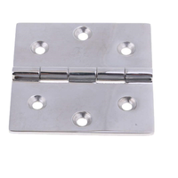 Charnière de porte marine FOYO de haute qualité, 5 pouces, 4 mm d'épaisseur, en acier inoxydable 316, résistante à la corrosion, accessoire pour bateau
