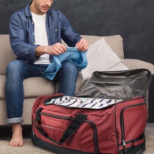 Muestra Gratuita, Bolsa de Hockey sobre Hielo Hecha con Materiales de Alta Calidad, Servicio OEM, Venta de Fábrica, Bolsa de Viaje Deportiva de PVC y Fibra de Carbono para Palo de Hockey - Product Image 4