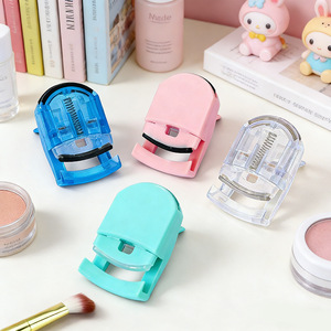 Nuevo rizador de pestañas mini de plástico ABS, resistente a las aprecciones, de ángulo amplio, rizador de pestañas parcial, herramienta de maquillaje - Product Image 1