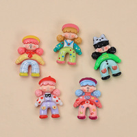 Breloques en résine Fille Marionnette, Accessoires de Bricolage Thème Dessin Animé pour Boucles de Chaussures et Coques de Téléphone