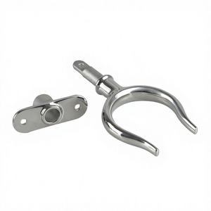 Support en acier inoxydable 316 pour rames et blocs de rames, neuf, en plastique, pour bateau de sauvetage, embarcation, yacht et radeau - Product Image 4