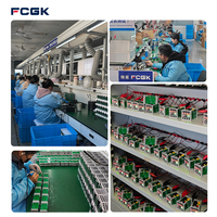 Controlador de Temperatura PID Inteligente Programable FCGK TCN4M, Pantalla LCD Digital, Construcción de Plástico, Higrómetro, Compatible con OEM/ODM