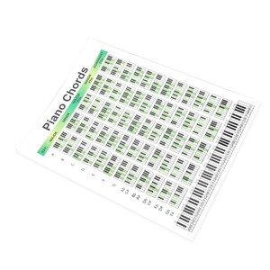 Tableau d'accords de <span class=keywords><strong>piano</strong></span> Papier d'art Tableau de doigté éducatif Affiches pour pianistes SongwritersL - Product Image 4