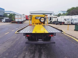Alta calidad 4 toneladas 5 toneladas camión de auxilio de cama plana camión de remolque Rollback Road Wrecker con barato para la <span class=keywords><strong>venta</strong></span> - Product Image 4