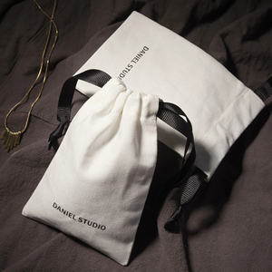 Bolsa de Algodón Personalizada para Regalo, Bolsa Protectora para Joyería, Bolsa de Almacenamiento para Relojes y Gafas de Sol, Súper Suave, con Cordón - Product Image 6