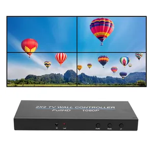 2*2 Video Wall Controller Video HDMI Video immagine processore schermo di Splicing definizione immagine Video Wall Controller supporto Splicing