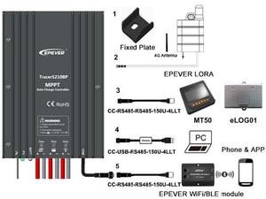 <span class=keywords><strong>MPPT</strong></span> 12V 24V năng lượng mặt trời ánh sáng đường phố phí điều khiển epever 10A năng lượng mặt trời sạc điều khiển - Product Image 3