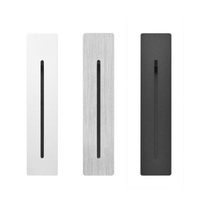 Eclairage de marches à LED, boîtier en aluminium à faisceau étroit blanc et noir, usage intérieur, éclairage d'escalier