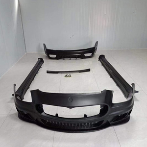 Runde BodyKit per Maserati Quattroporte 2005-2012 Upgrade WALD stile FRP Body Kit paraurti anteriore posteriore paraurti laterale Spoiler - Product Image 6