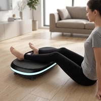 Plateforme vibrante 4D avec 3 moteurs et 7 préréglages, machine d'exercice vibrante pour le corps entier, plateforme vibrante pour drainage lymphatique