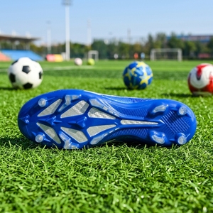 Chaussure de football FG pleine taille à semelle brute GY-24147, versions carbone et couleur unie, semelle vierge non finie pour usine OEM de chaussures - Product Image 5