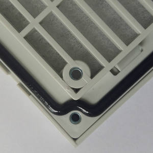 JEEK haute qualité 106x106mm 80mm couvercle d'armoire électrique <span class=keywords><strong>mousse</strong></span> plastique pour refroidissement filtre à persiennes <span class=keywords><strong>de</strong></span> ventilateur axial - Product Image 6