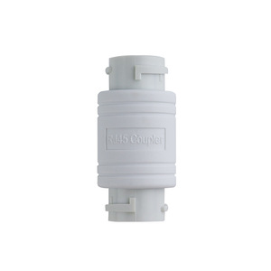 Rj45 Dual Channel PoE <b>Adapter</b> Straight Through Connector For Network Router Crystal Head Interface White Black Option - Product Image 4