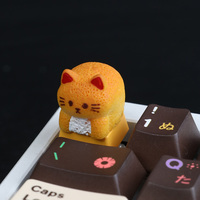 Clavier de jeu mécanique Cherry MX personnalisé avec des touches de remplacement en résine 3D faites à la main, mignon, MG Custom 2024, KC53