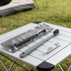 Cepillo <span class=keywords><strong>de</strong></span> Dientes <span class=keywords><strong>de</strong></span> Bambú Ecológico, Biodegradable, Desechable, Portátil, con Cerdas Suaves, Cuidado Bucal Natural - Product Image 2