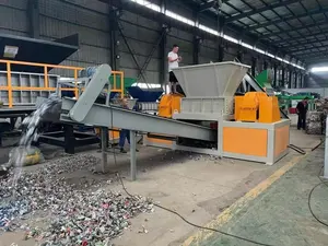 Broyeur de déchets électroniques Zorba ferraille produits en plastique usine déchiqueteuse déchiqueteuse à Double arbre métal