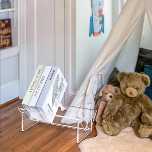 מדף שולחן עבודה אקרילי ברור מדפים לוח תצוגה של ארון ספרים למגזינים CD ספרים מחזיק המארגן עבור משרדים - Product Image 5