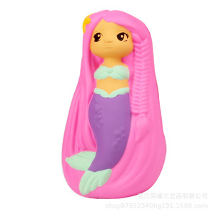 Decoración de Plástico con Forma de Sirena de Dibujos Animados para Aliviar el Estrés, para Mesa - Product Image 3