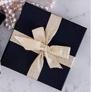 Boîte de présentation et d'emballage <span class=keywords><strong>en</strong></span> carton noir mat rembourrée de coton pour bijoux, colliers, bracelets, montres, broches, cadeaux et vente au détail - Product Image 2