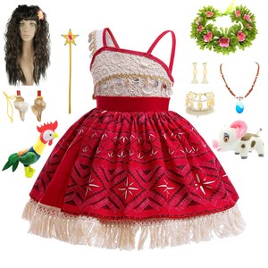 Nouvelle arrivée Robe de princesse <span class=keywords><strong>Moana</strong></span> pour filles, costumes de fête d'Halloween, costumes de cosplay de Noël, cosplay d'animaux de <span class=keywords><strong>dessin</strong></span> <span class=keywords><strong>animé</strong></span>, mascotte personnalisée - Product Image 2