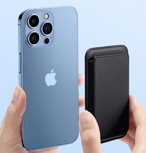 Organisateur de cartes de visite personnalisé étui portefeuille en cuir PU poche souple à la mode pour voyage carte de crédit support de téléphone magnétique - Product Image 2